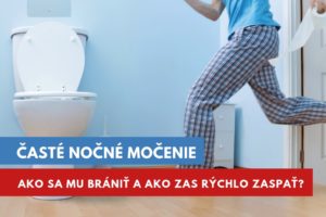 časté nočné močenie