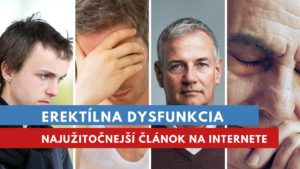 erektílna dysfunkcia, príznaky, prejavy, liečba a prevencia