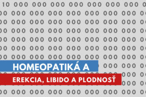 homeopatiká, erekcia, libido a plodnosť